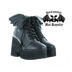 Iron Fist x Ash Costello original bat wing boots